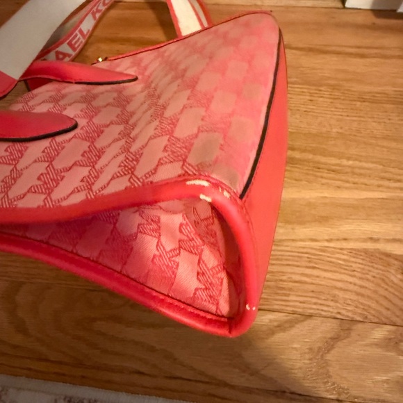 Michael Kors Pink and Red Satchel - Picture 5 of 5